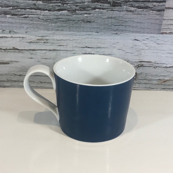 STARBUCKS Blue White Swirl Wave Coffee Mug Cup 13 oz Ocean Sea 2008 - Picture 2 of 4